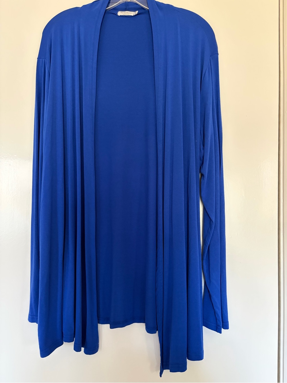 Open-Front Royal Blue Women's Cardigan Blazer